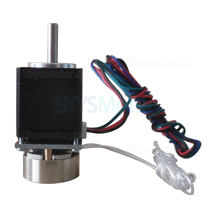 NEMA11 Schrittmotor OK28STH32-0674A-SC 1,8 Grad 5,88Ncm 3,75V 0,67A 2 Phasen D-Schnitt mit Bremse